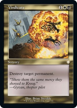 Image for Vindicate (Retro Frame) (Commander: The Brothers' War) (131) - Magic: The Gathering