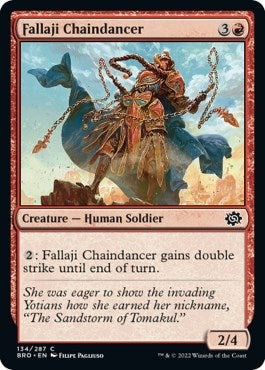 Image for Fallaji Chaindancer (The Brothers' War) (134) - Magic: The Gathering