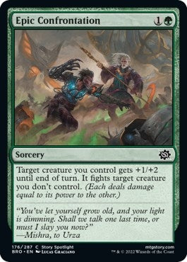 Image for Epic Confrontation (The Brothers' War) (176) - Magic: The Gathering