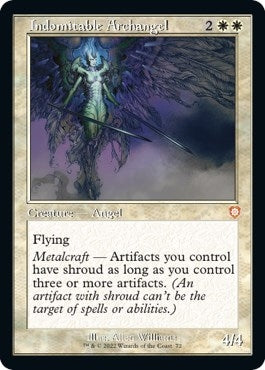 Image for Indomitable Archangel (Retro Frame) (Commander: The Brothers' War) (72) - Magic: The Gathering