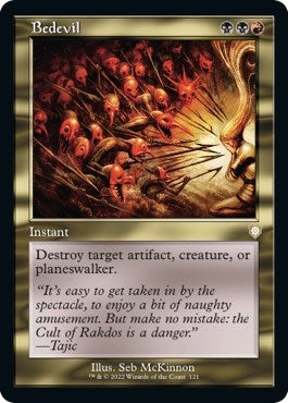 Image for Bedevil (Retro Frame) (Commander: The Brothers' War) (121) - Magic: The Gathering