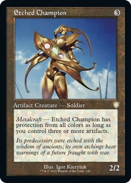 Image for Etched Champion (Retro Frame) (Commander: The Brothers' War) (140) - Magic: The Gathering
