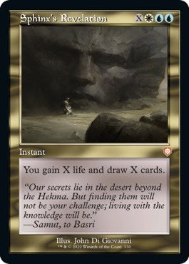 Image for Sphinx's Revelation (Retro Frame) (Commander: The Brothers' War) (130) - Magic: The Gathering