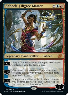 Image for Saheeli, Filigree Master (The Brothers' War) (219) - Magic: The Gathering