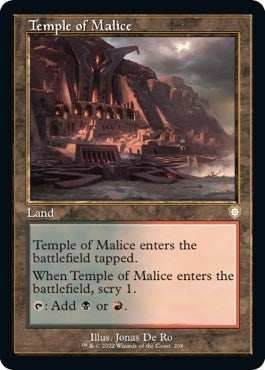 Image for Temple of Malice (Retro Frame) (Commander: The Brothers' War) (208) - Magic: The Gathering
