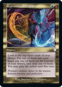 Image for Expressive Iteration (Retro Frame) (Commander: The Brothers' War) (125) - Magic: The Gathering