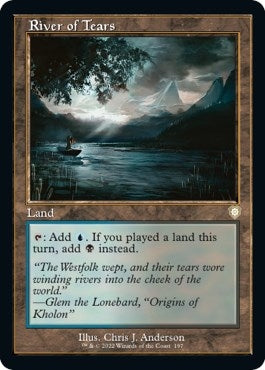 Image for River of Tears (Retro Frame) (Commander: The Brothers' War) (197) - Magic: The Gathering