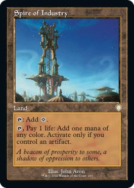 Image for Spire of Industry (Retro Frame) (Commander: The Brothers' War) (203) - Magic: The Gathering