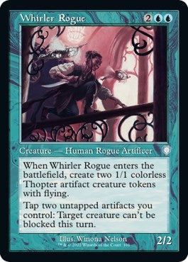 Image for Whirler Rogue (Retro Frame) (Commander: The Brothers' War) (101) - Magic: The Gathering