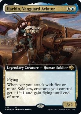 Image for Harbin, Vanguard Aviator (Extended Art) (The Brothers' War) (355) - Magic: The Gathering