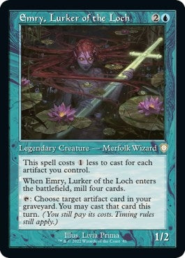 Image for Emry, Lurker of the Loch (Retro Frame) (Commander: The Brothers' War) (81) - Magic: The Gathering