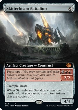 Image for Skitterbeam Battalion (Extended Art) (The Brothers' War) (343) - Magic: The Gathering