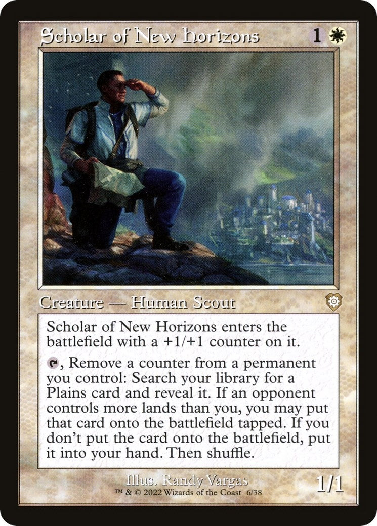 Image for Scholar of New Horizons (Retro Frame) (Commander: The Brothers' War) (6) - Magic: The Gathering