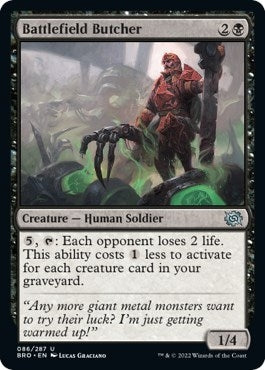 Image for Battlefield Butcher (The Brothers' War) (86) - Magic: The Gathering