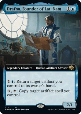 Image for Drafna, Founder of Lat-Nam (Extended Art) (The Brothers' War) (313) - Magic: The Gathering