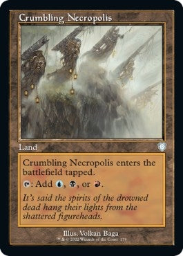 Image for Crumbling Necropolis (Retro Frame) (Commander: The Brothers' War) (179) - Magic: The Gathering