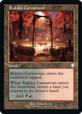 Image for Rakdos Carnarium (Retro Frame) (Commander: The Brothers' War) (194) - Magic: The Gathering