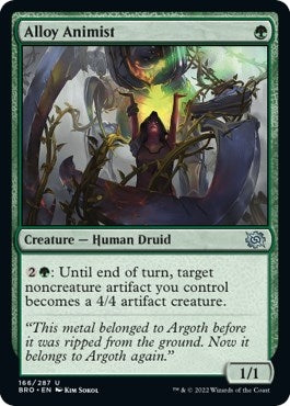 Image for Alloy Animist (The Brothers' War) (166) - Magic: The Gathering