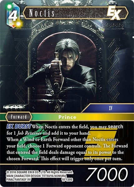 Image for Noctis EX (Resurgence of Power) (18-139S) - Final Fantasy TCG