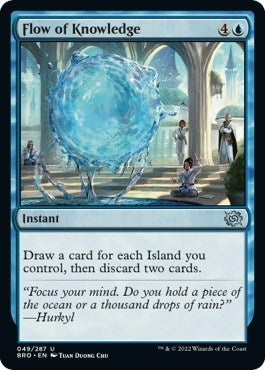 Image for Flow of Knowledge (The Brothers' War) (49) - Magic: The Gathering