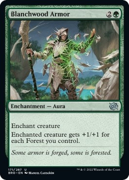Image for Blanchwood Armor (The Brothers' War) (171) - Magic: The Gathering