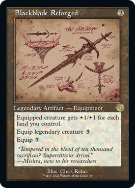 Image for Blackblade Reforged (Schematic) (The Brothers' War: Retro Frame Artifacts) (69) - Magic: The Gathering