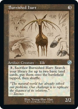 Image for Burnished Hart (Schematic) (The Brothers' War: Retro Frame Artifacts) (71) - Magic: The Gathering