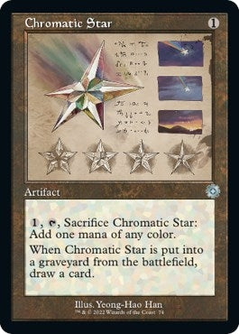 Image for Chromatic Star (Schematic) (The Brothers' War: Retro Frame Artifacts) (74) - Magic: The Gathering