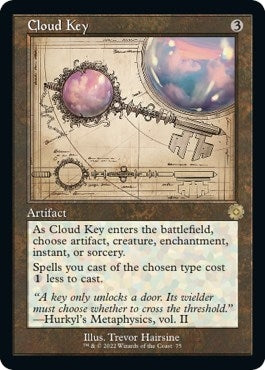 Image for Cloud Key (Schematic) (The Brothers' War: Retro Frame Artifacts) (75) - Magic: The Gathering