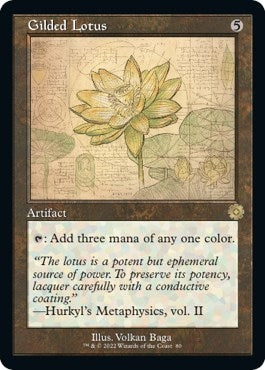 Image for Gilded Lotus (Schematic) (The Brothers' War: Retro Frame Artifacts) (80) - Magic: The Gathering