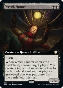 Image for Wreck Hunter (Extended Art) (Commander: The Brothers' War) (58) - Magic: The Gathering