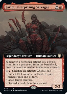 Image for Farid, Enterprising Salvager (Extended Art) (Commander: The Brothers' War) (60) - Magic: The Gathering