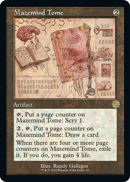 Image for Mazemind Tome (Schematic) (The Brothers' War: Retro Frame Artifacts) (93) - Magic: The Gathering