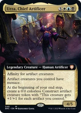 Image for Urza, Chief Artificer (Extended Art) (Commander: The Brothers' War) (49) - Magic: The Gathering
