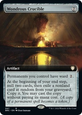 Image for Wondrous Crucible (Extended Art) (Commander: The Brothers' War) (67) - Magic: The Gathering