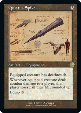 Image for Quietus Spike (Schematic) (The Brothers' War: Retro Frame Artifacts) (109) - Magic: The Gathering