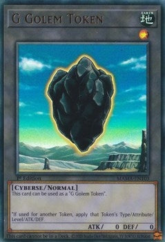 Image for G Golem Token (Magnificent Mavens) (MAMA-EN103) - YuGiOh