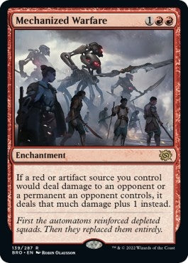Image for Mechanized Warfare (The Brothers' War) (139) - Magic: The Gathering