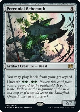 Image for Perennial Behemoth (The Brothers' War) (202) - Magic: The Gathering