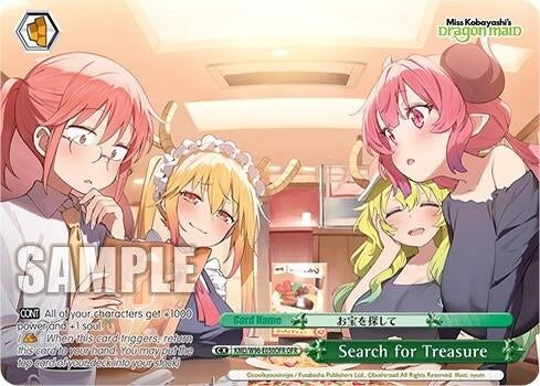 Image for Search for Treasure (OFR) (Miss Kobayashi's Dragon Maid) (KMD/W96-E050OFR OFR) - Weiss Schwarz