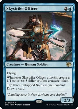 Image for Skystrike Officer (The Brothers' War) (62) - Magic: The Gathering