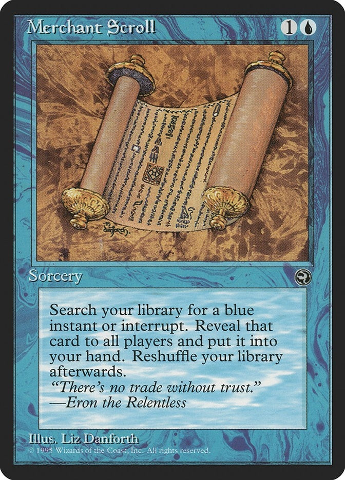 Image for Merchant Scroll (Homelands) - Magic: The Gathering