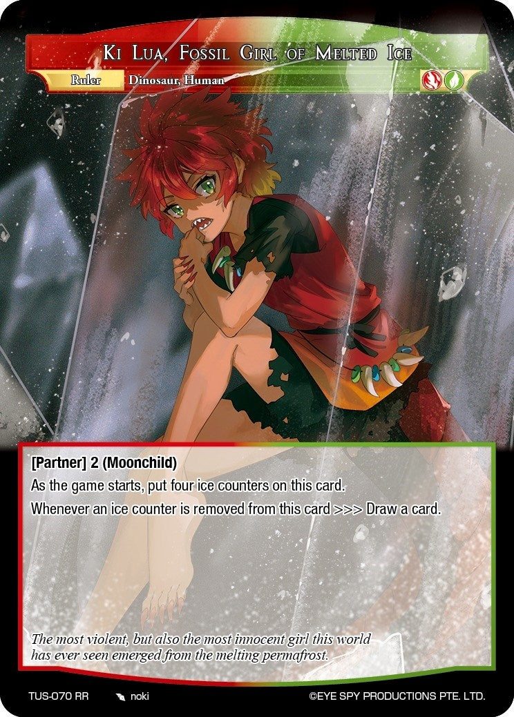 Image for Ki Lua, Fossil Girl of Melted Ice (The Underworld of Secrets) (TUS-070 RR) - Force of Will