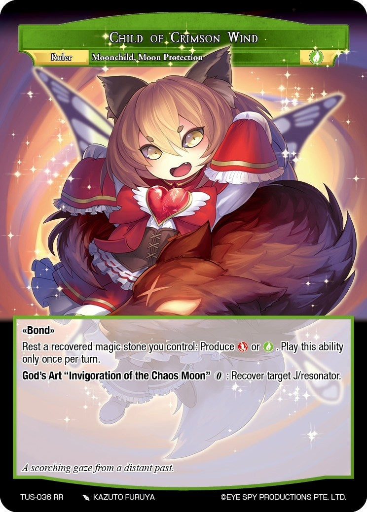 Image for Child of Crimson Wind (The Underworld of Secrets) (TUS-036 RR) - Force of Will