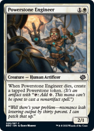 Image for Powerstone Engineer (The Brothers' War) (20) - Magic: The Gathering