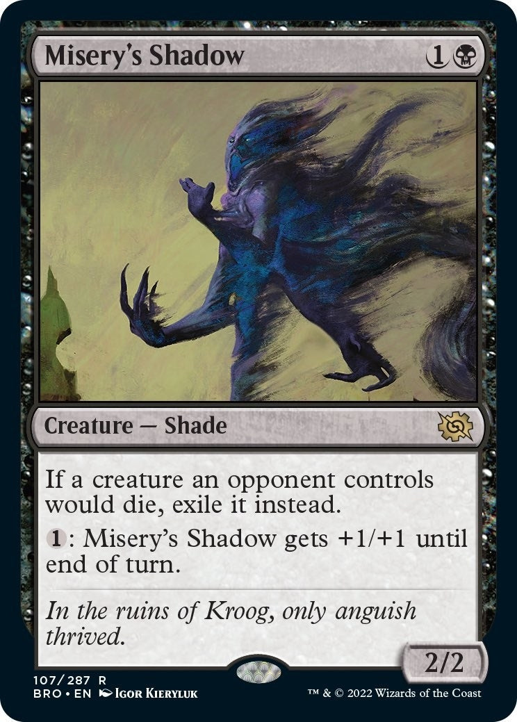 Image for Misery's Shadow (The Brothers' War) (107) - Magic: The Gathering