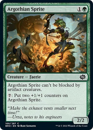 Image for Argothian Sprite (The Brothers' War) (168) - Magic: The Gathering