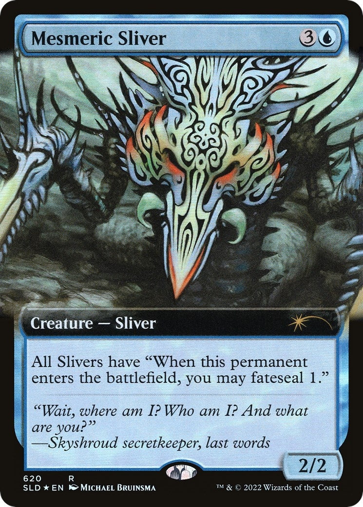 Image for Mesmeric Sliver (Extended Art) (Secret Lair Drop Series) (620) - Magic: The Gathering