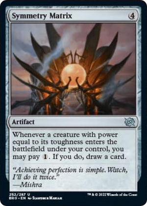 Image for Symmetry Matrix (The Brothers' War) (252) - Magic: The Gathering