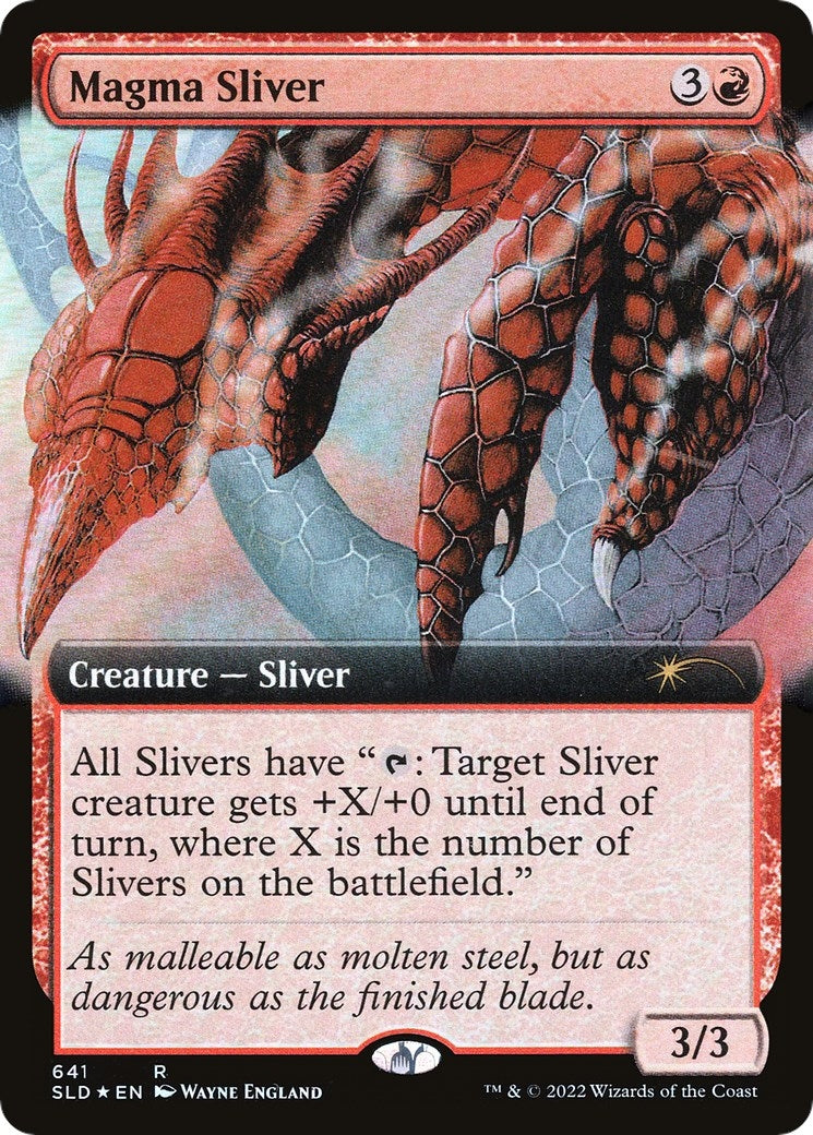 Image for Magma Sliver (Extended Art) (Secret Lair Drop Series) (641) - Magic: The Gathering